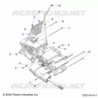 SYSTÃˆME DE TRANSMISSION, MAIN GEARCASE MOUNTING
