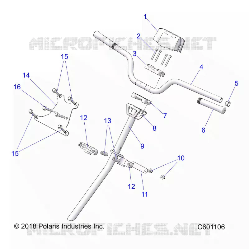 DIRECTION, H-BAR, DIRECTION POST, GRIPS