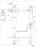 SUSPENSION, AMORTISSEUR ARRIERE INTERNALS