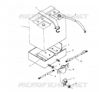 SUPPORT BATTERIE ASSEMBLY LITE DELUXE 0953431 (4928902890C007)