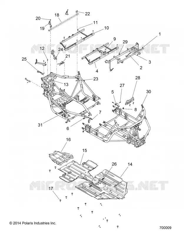 CHASSIS, CHASSIS AND SKID PLATE