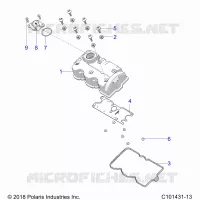 ENGINE, COUVERCLE SOUPAPE