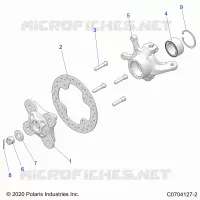 SUSPENSION AVANT CARRIER- Z22N4E99NK (C0704127-2)