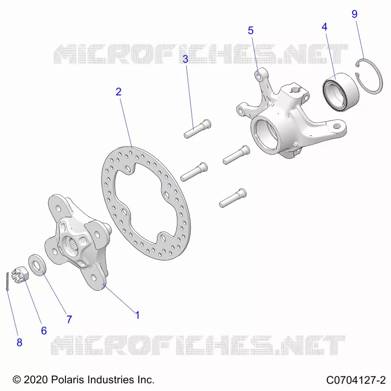 SUSPENSION AVANT CARRIER- Z22N4E99NK (C0704127-2)