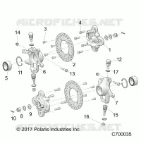 SUSPENSION AVANT HUB