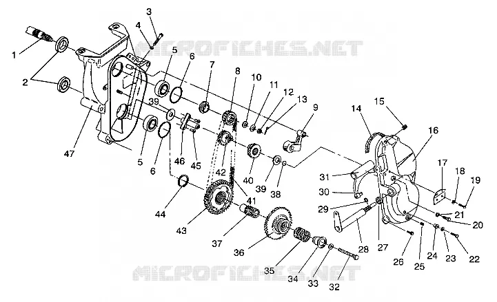 CARTER DE CHAINEE ASSEMBLY CLASSIC TOURING / 0930865 (4922952295022A)