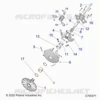 SYSTÃˆME DE TRANSMISSION, PRIMARY CLUTCH