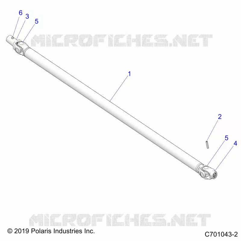 SYSTÃˆME DE TRANSMISSION, FRONT PROP SHAFT
