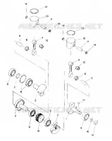 PISTON AND VILEBREQUIN SPRINT E/S (4914151415025A)