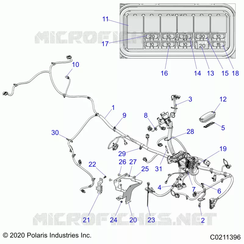 ELECTRICITE, MAIN WIRE HARNESS