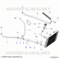 ENGINE, SYSTÃˆME DE REFROIDISSEMENT, HOSES