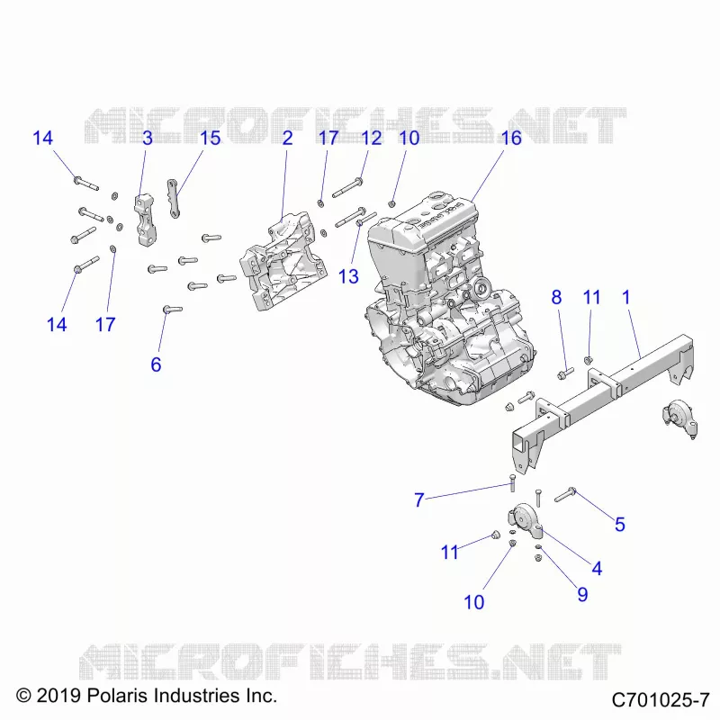 ENGINE, SUPPORT MOTEUR