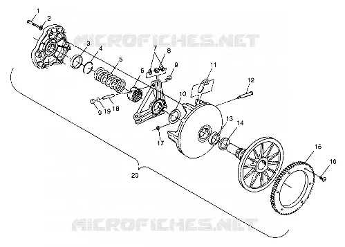 EMBRAYAGE DE TRANSMISSION