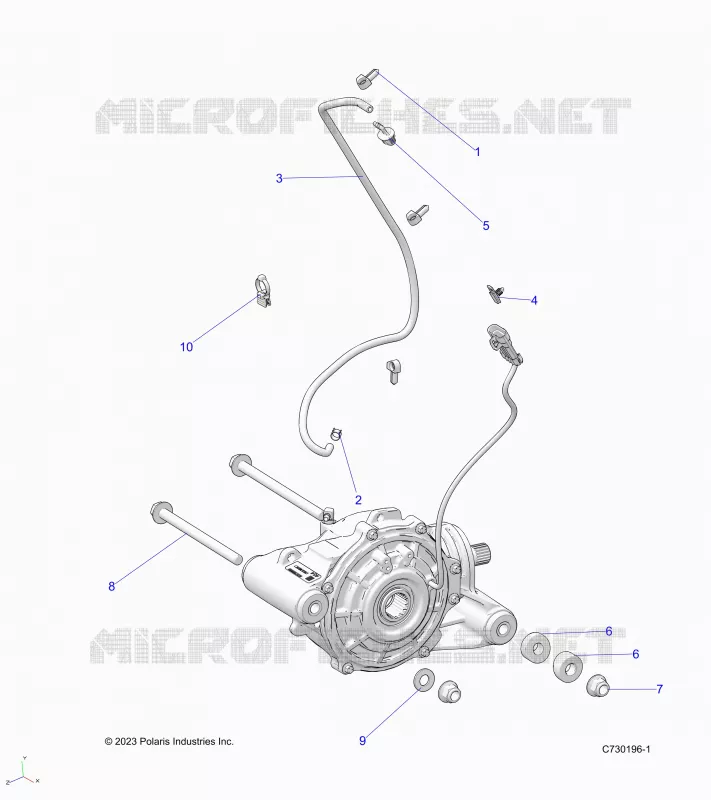 SYSTÃˆME DE TRANSMISSION, FRONT GEARCASE MOUNTING
