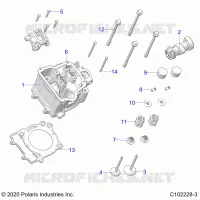 ENGINE, CULASSE, CAM AND VALVES