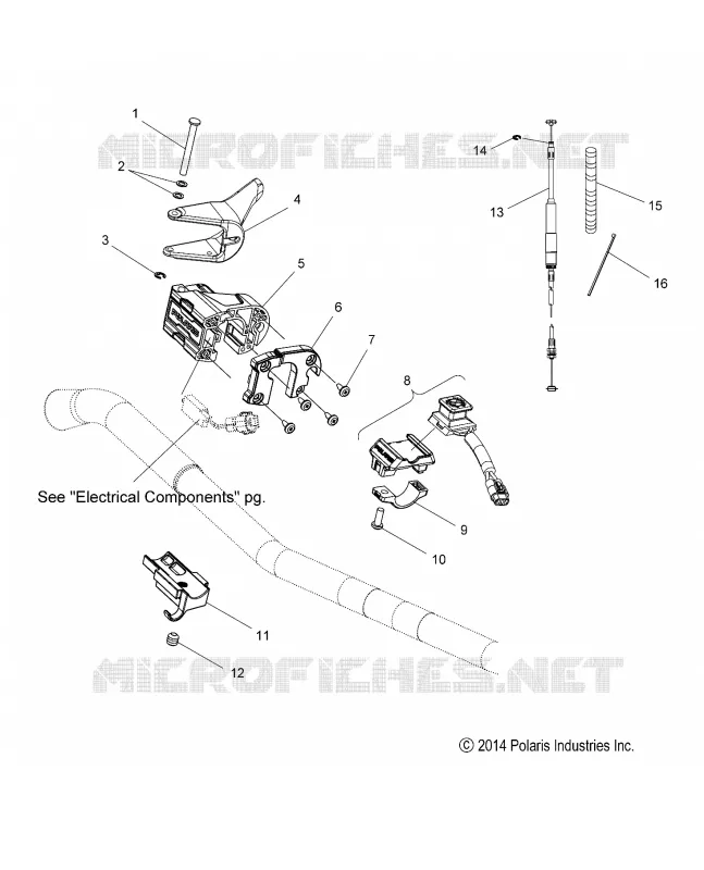 ENGINE, ACCELERATEUR CONTROL ASM.