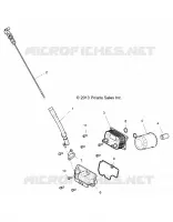 MOTEUR, JAUGE A HUILE AND FILTRE A HUILE