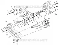 PONT/FREIN AND COUVERCLE DE CHAINEE MOUNTING 6X6 400L W968740 AND 6X6 400L NORWE (4935963596C013)
