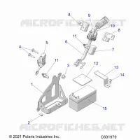 ELECTRICITE, BATTERY, MANUAL START POWER UP COMPONENTS