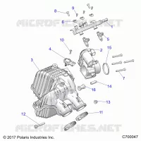 ENGINE, PRISE D'AIR MANIFOLD