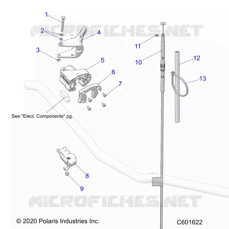 MOTEUR, THROTTLE CONTROL ASM.