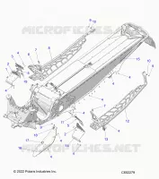 CHASSIS, PROTECTION D'EMBRAYAGE, FOOTRESTS, AND RUNNINGBOARDS
