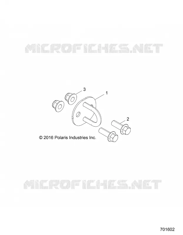 CHASSIS, TOW HOOK