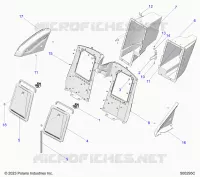 CARROSSERIE ARRIERE STORAGE COMPARTMENTS