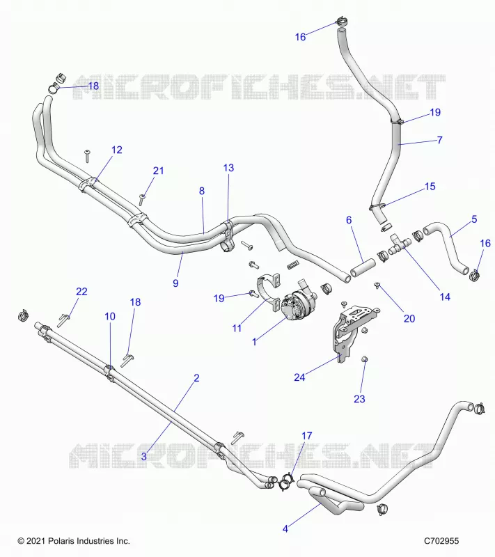 REFROIDISSEMENT ROUTING MANIFOLD