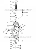 CARBURATEUR CLASSIC TOURING 0963365 AND EUROPEAN CLASSIC TOURING E963365 (4933623362C012)