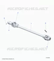 SYSTÃˆME DE TRANSMISSION, FRONT PROP SHAFT