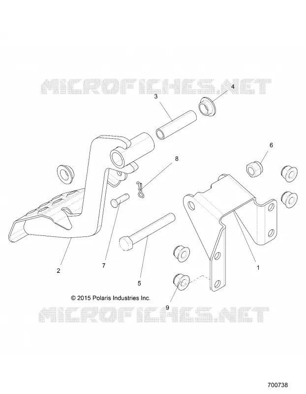 BRAKES, PEDAL AND MAITRE CYLINDRE
