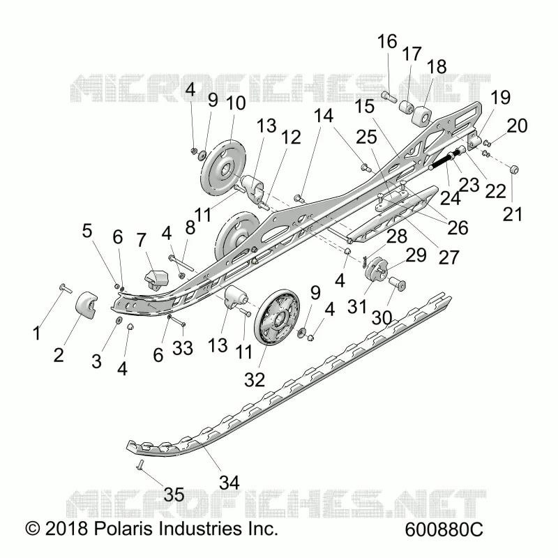 SUSPENSION, RAIL, LH/RH