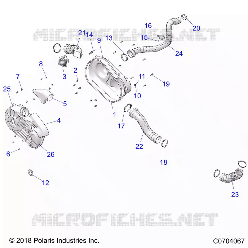 SYSTÃˆME DE TRANSMISSION, CLUTCH COVER AND DUCTING