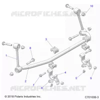 SUSPENSION, FRONT BARRE STABILISATRICE- Z21N4M99AG (C701006-3)