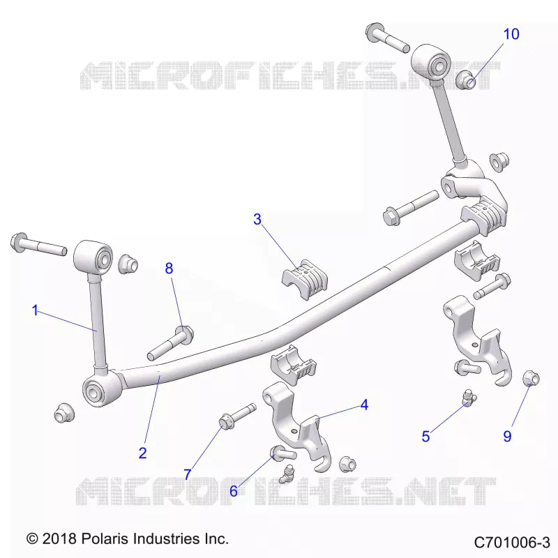 SUSPENSION, FRONT BARRE STABILISATRICE- Z21N4M99AG (C701006-3)
