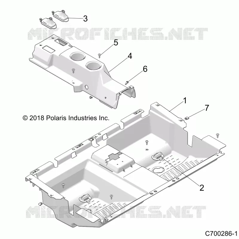 PLANCHER, REAR