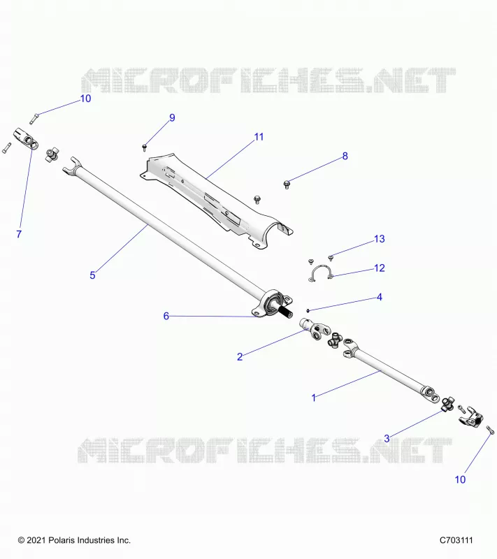 SYSTÃˆME DE TRANSMISSION, PROP SHAFT