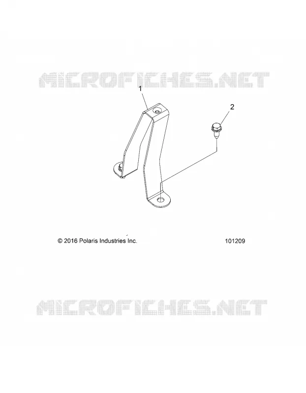 CHASSIS, FUEL TANK SUPPORT BRACKET