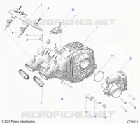ENGINE, PRISE D'AIR MANIFOLD