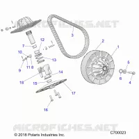 SYSTÃˆME DE TRANSMISSION, SECONDARY CLUTCH