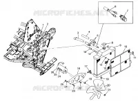 SYSTÈME DE REFROIDISSEMENT (400L) XPRESS 400L W97CA38C (4939603960A014)