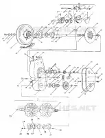 FREIN ET CARTER DE CHAINEE 500 AND 500 CLASSIC TO SERIAL NUMBER 1808614