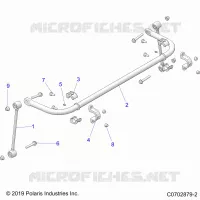 SUSPENSION, REAR BARRE STABILISATRICE