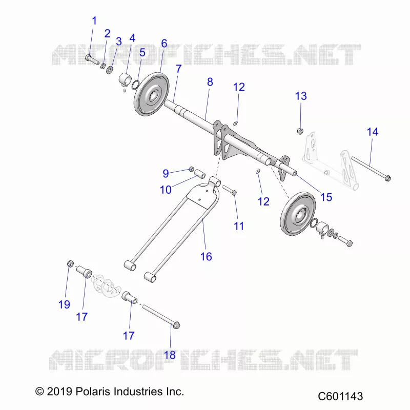 SUSPENSION, BRAS DE SUSPENSION ARRIERE