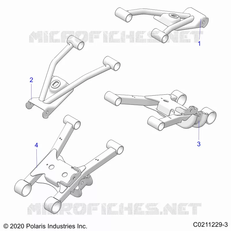 SUSPENSION ARRIERE CONTROL ARMS