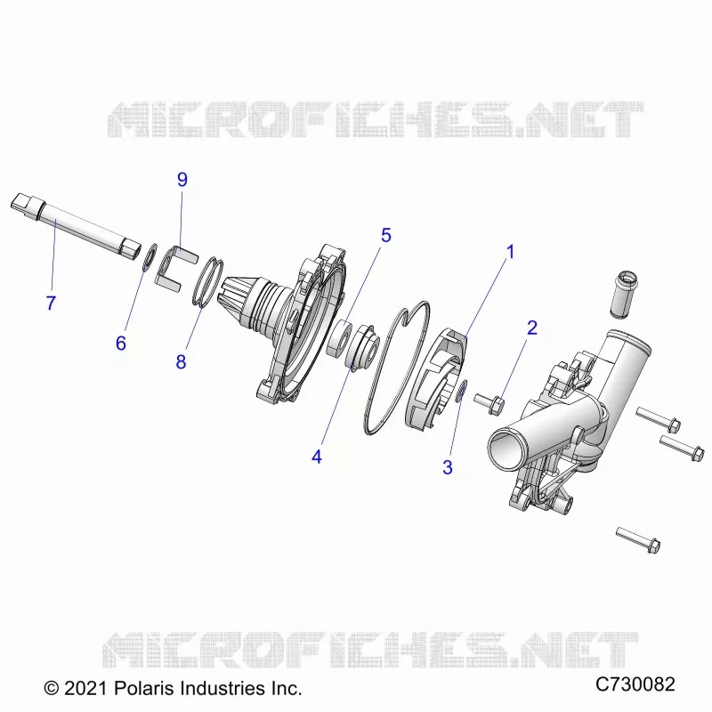 MOTEUR, WATERPUMP ASSEMBLY