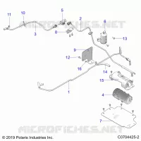 SYSTÃˆME D'ALIMENTATION, FUEL TANK EVAP, CANISTER AND LINES