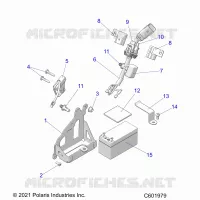 ELECTRICITE, BATTERY, MANUAL START POWER UP COMPONENTS