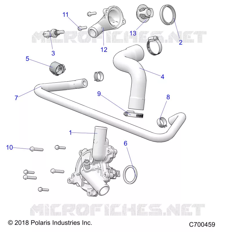 MOTEUR, WATERPUMP AND BYPASS